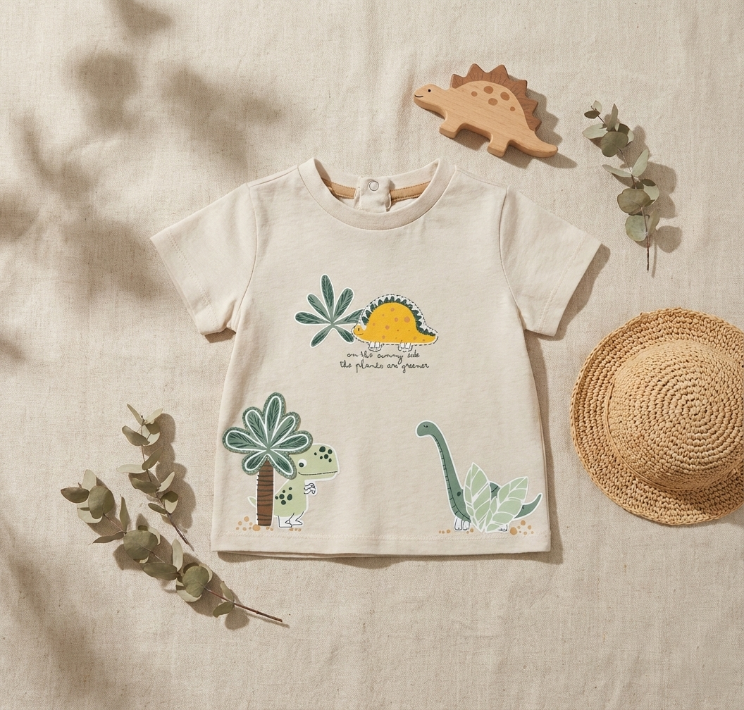 Toddler "Sunny Side" Dinosaur Graphic T-Shirt