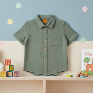 Little Explorer Sage Shirt