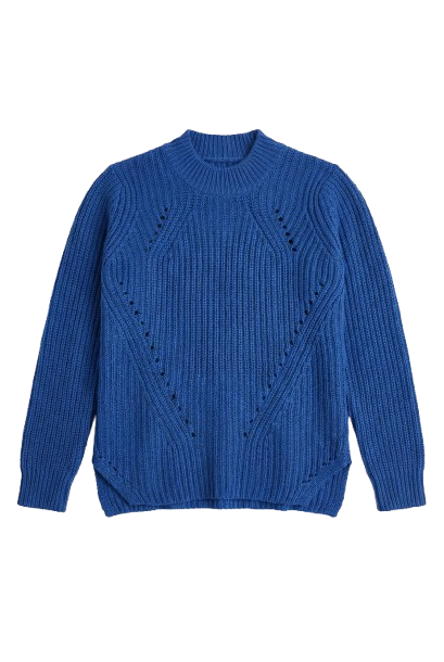 Ribbed Mock Neck Sweater