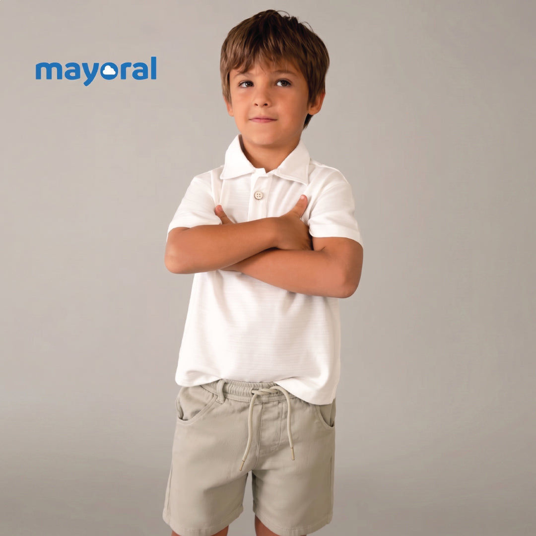 Mayoral Bermuda shorts boy with washed effect