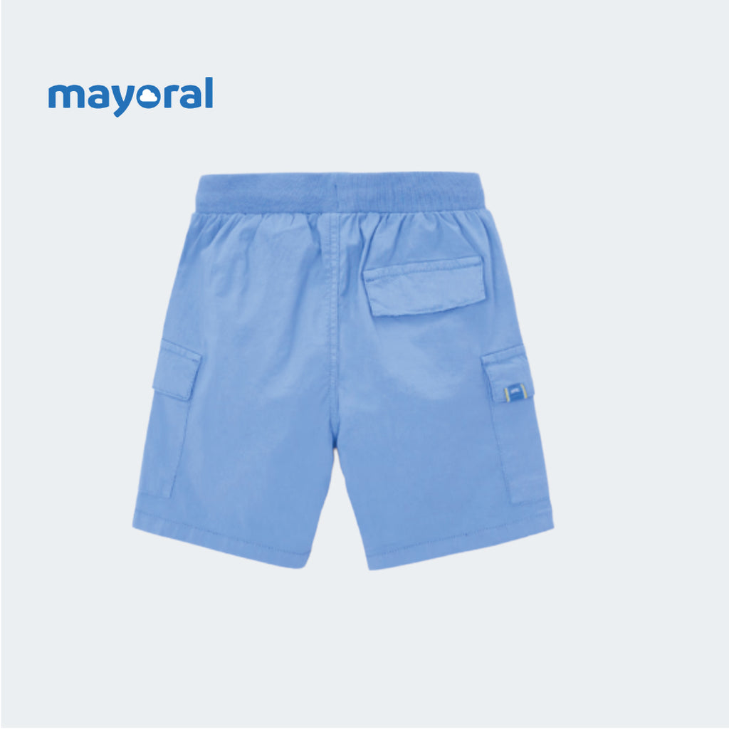 Mayoral Bermuda cargo shorts boy Aquamarine blue