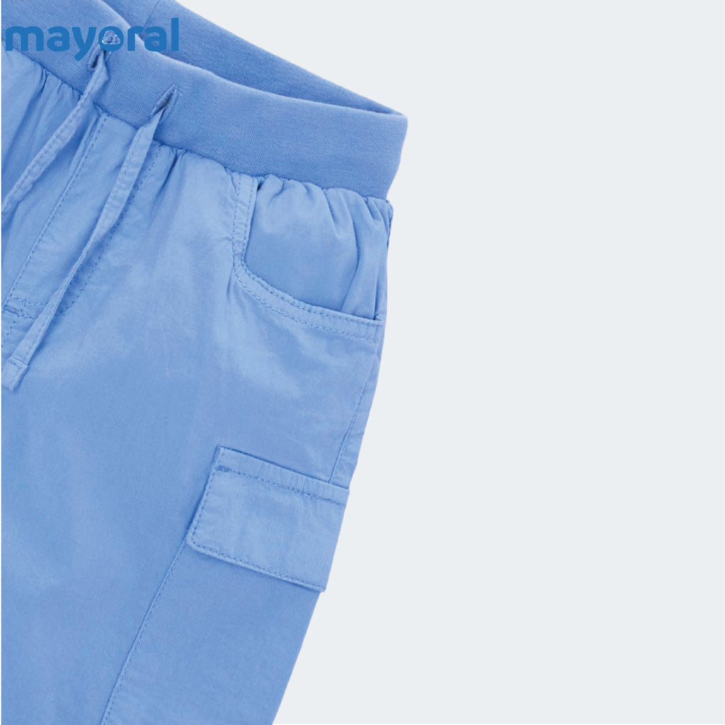 Mayoral Bermuda cargo shorts boy Aquamarine blue