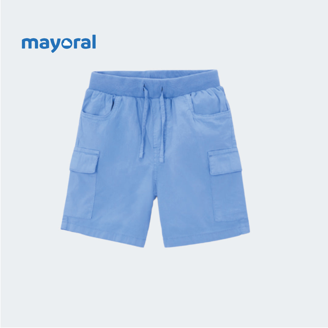 Mayoral Bermuda cargo shorts boy Aquamarine blue