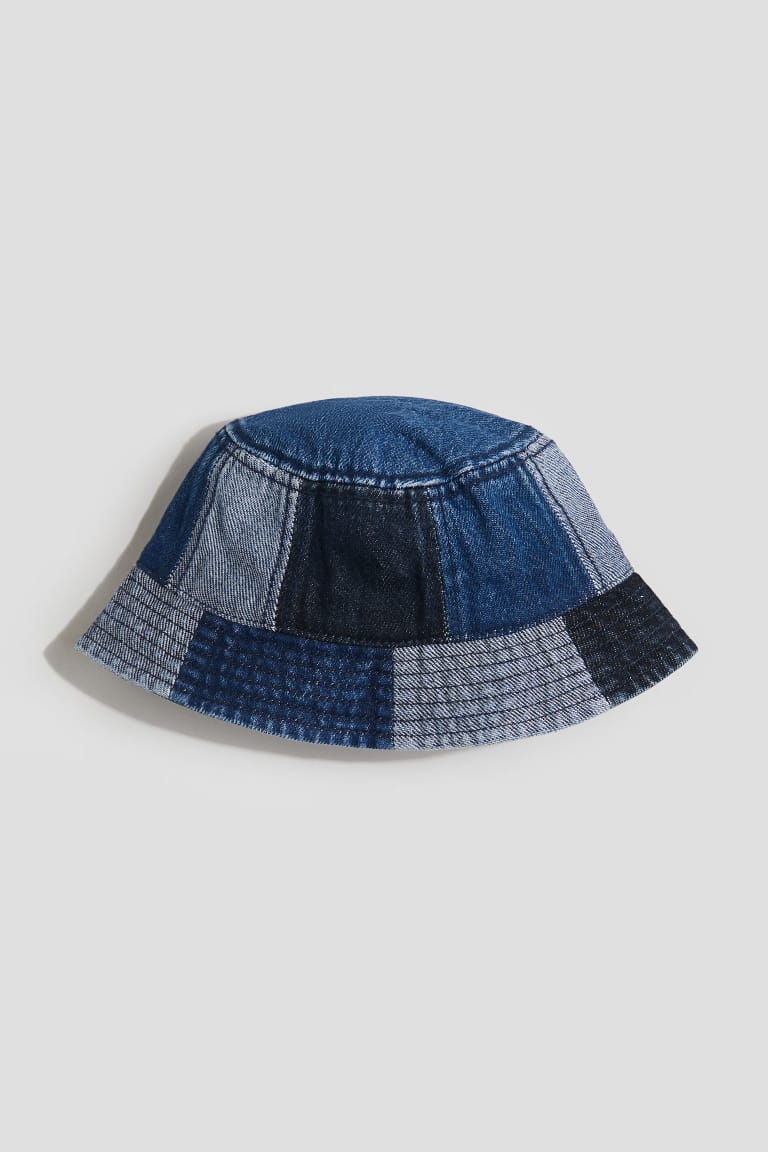 Retro Stitch Denim Bucket