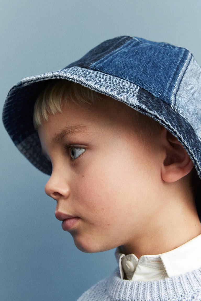 Retro Stitch Denim Bucket