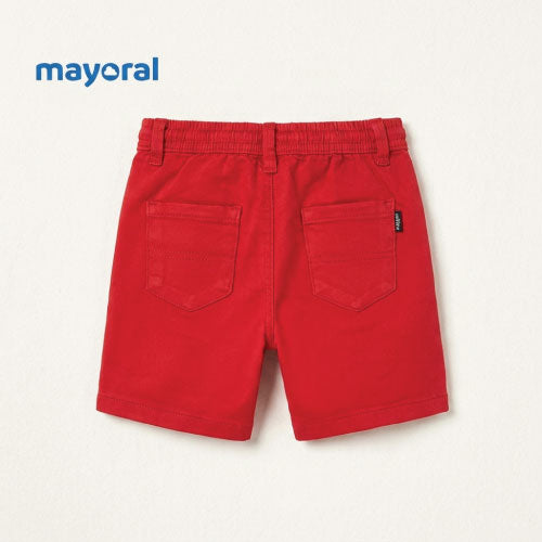 Mayoral Kids Cotton Chino Shorts (Pack of 2) – Blue & Red
